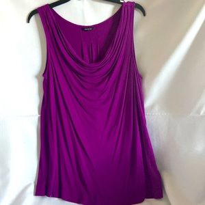 Daisy Fuentes Sz X Large Scope layered neck sleeveless top